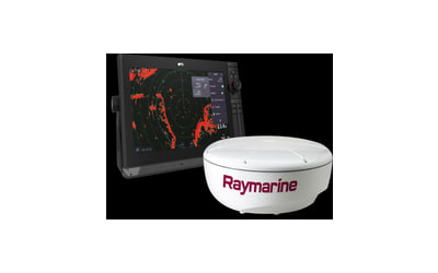 A Raymarine HD magnetron radome