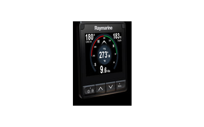 A Raymarine marine instrument display