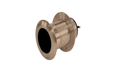 A Raymarine through-hull transducer
